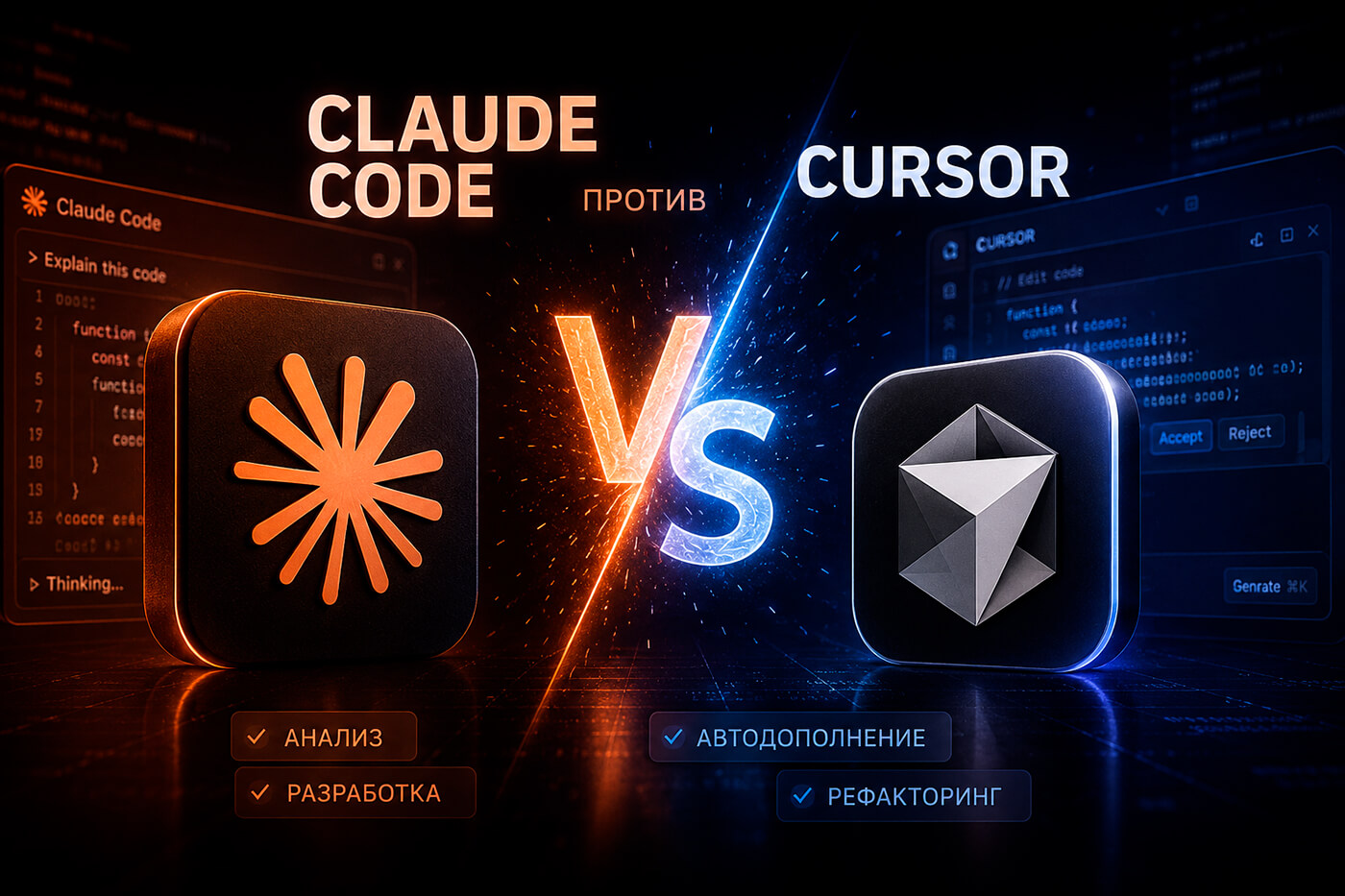 Claude Code против Cursor
