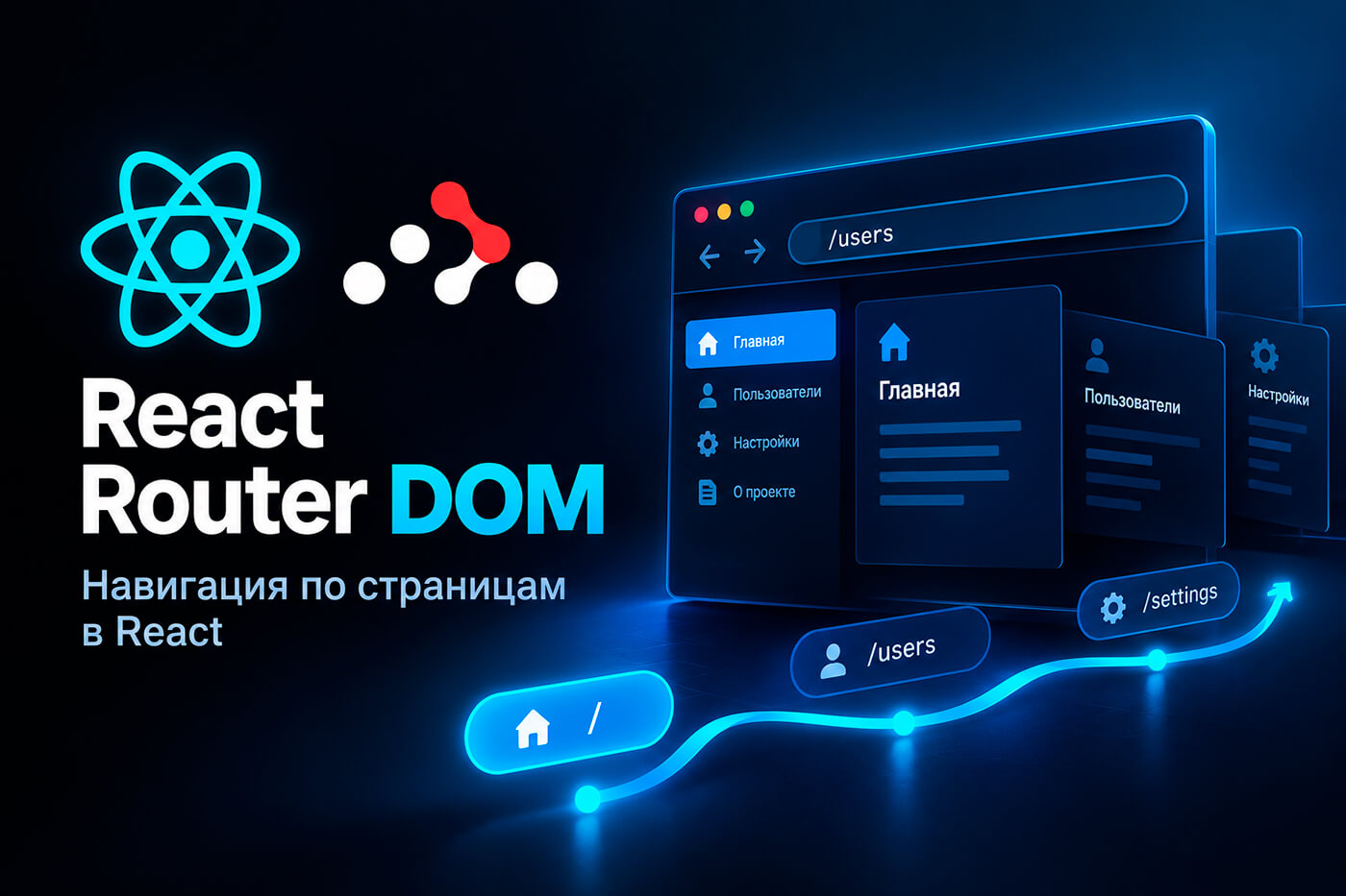React Router DOM - навигация по страницам в React