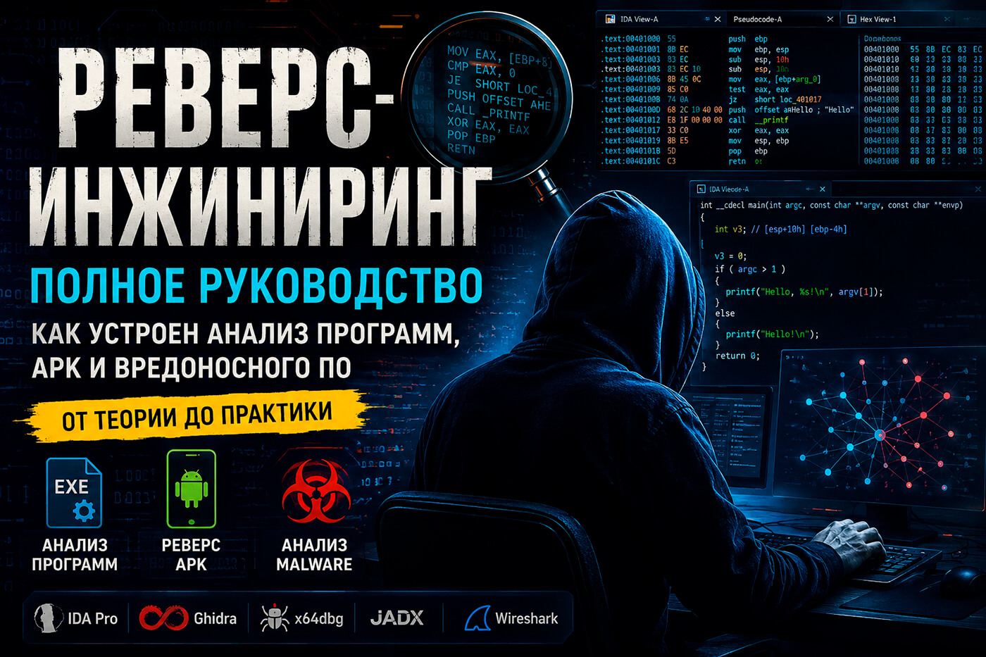 Реверс-инжиниринг: как на самом деле устроен анализ программ, APK и вредоносного ПО (полное руководство 2026)