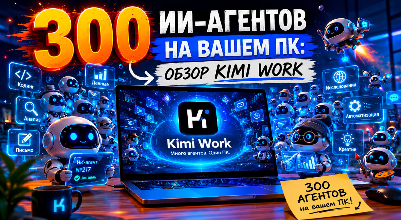 300 ИИ-агентов на вашем ПК: Обзор Kimi Work