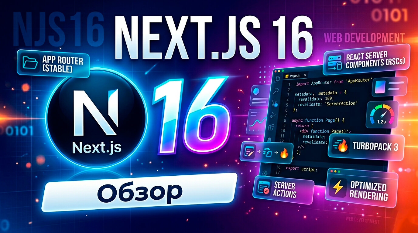 Next.js 16: Честный разбор фреймворка, который снова всё переименовал