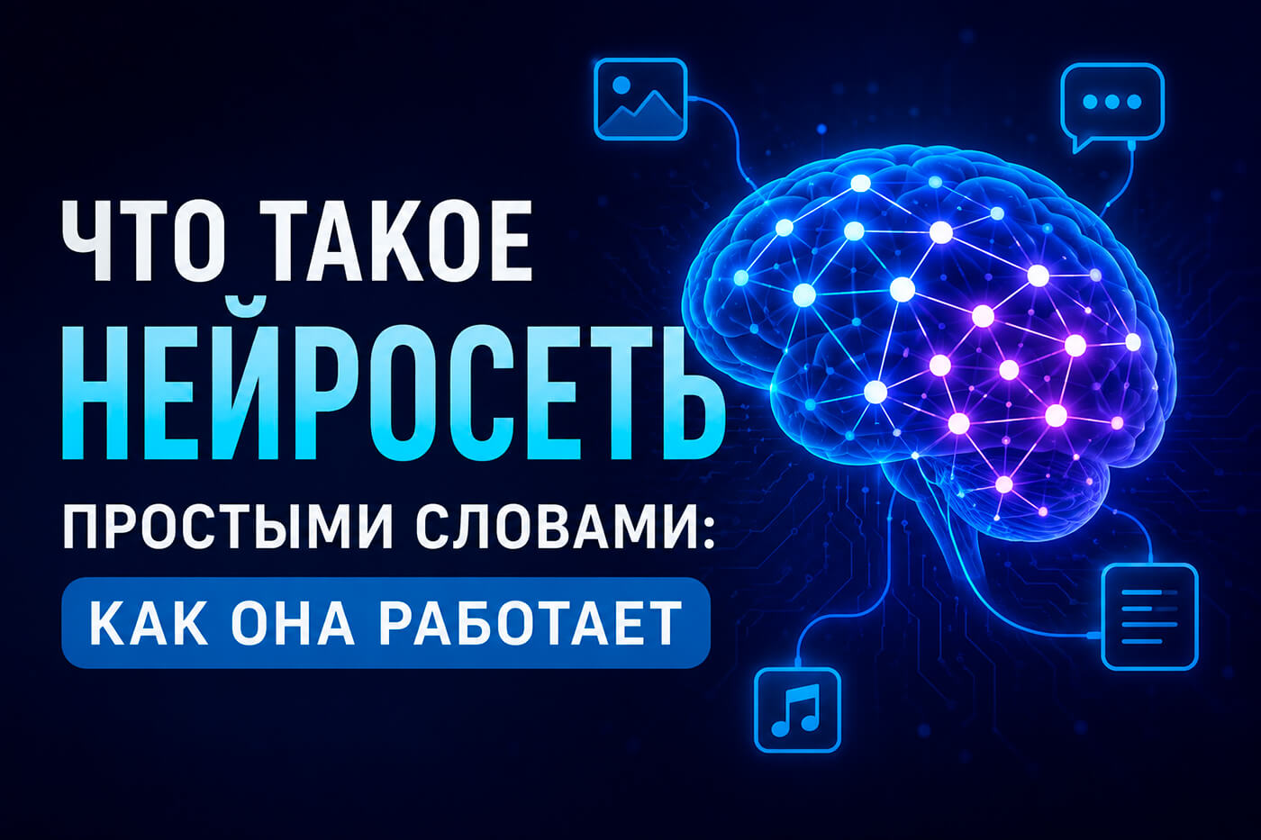 Что такое нейросеть простыми словами: почему она не думает, но умеет удивлять