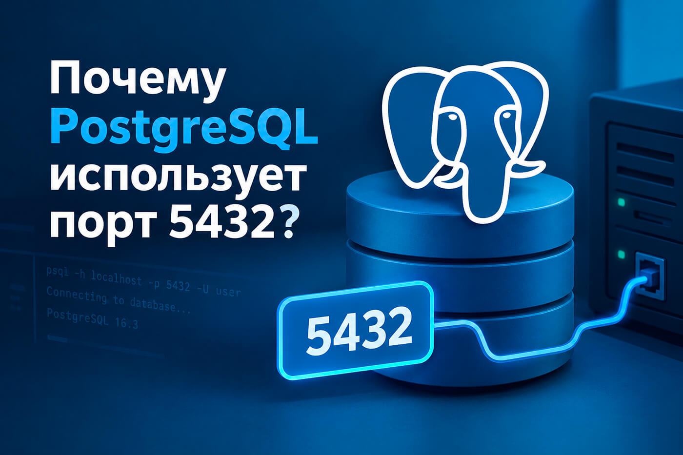 Почему PostgreSQL использует порт 5432?