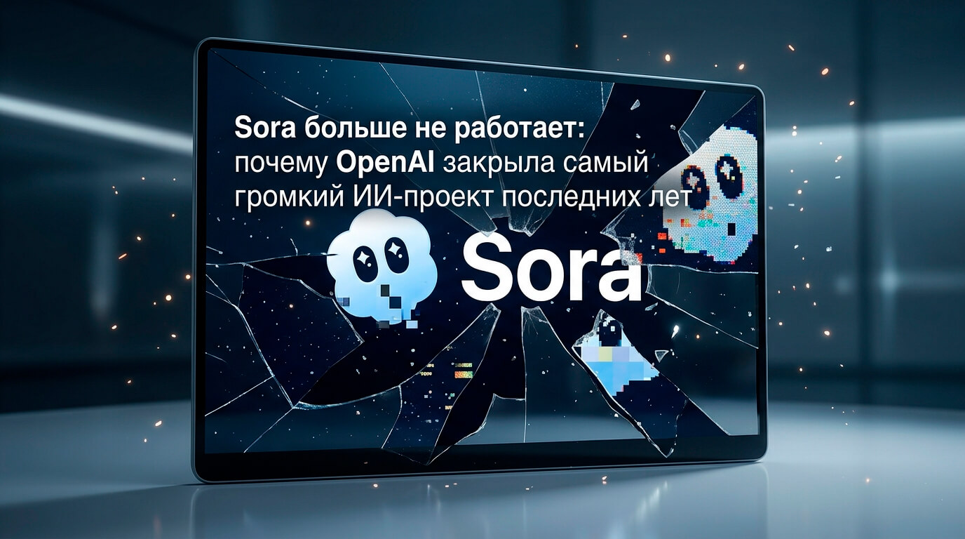 Sora больше не работает: почему OpenAI закрыла самый громкий ИИ-проект последних лет