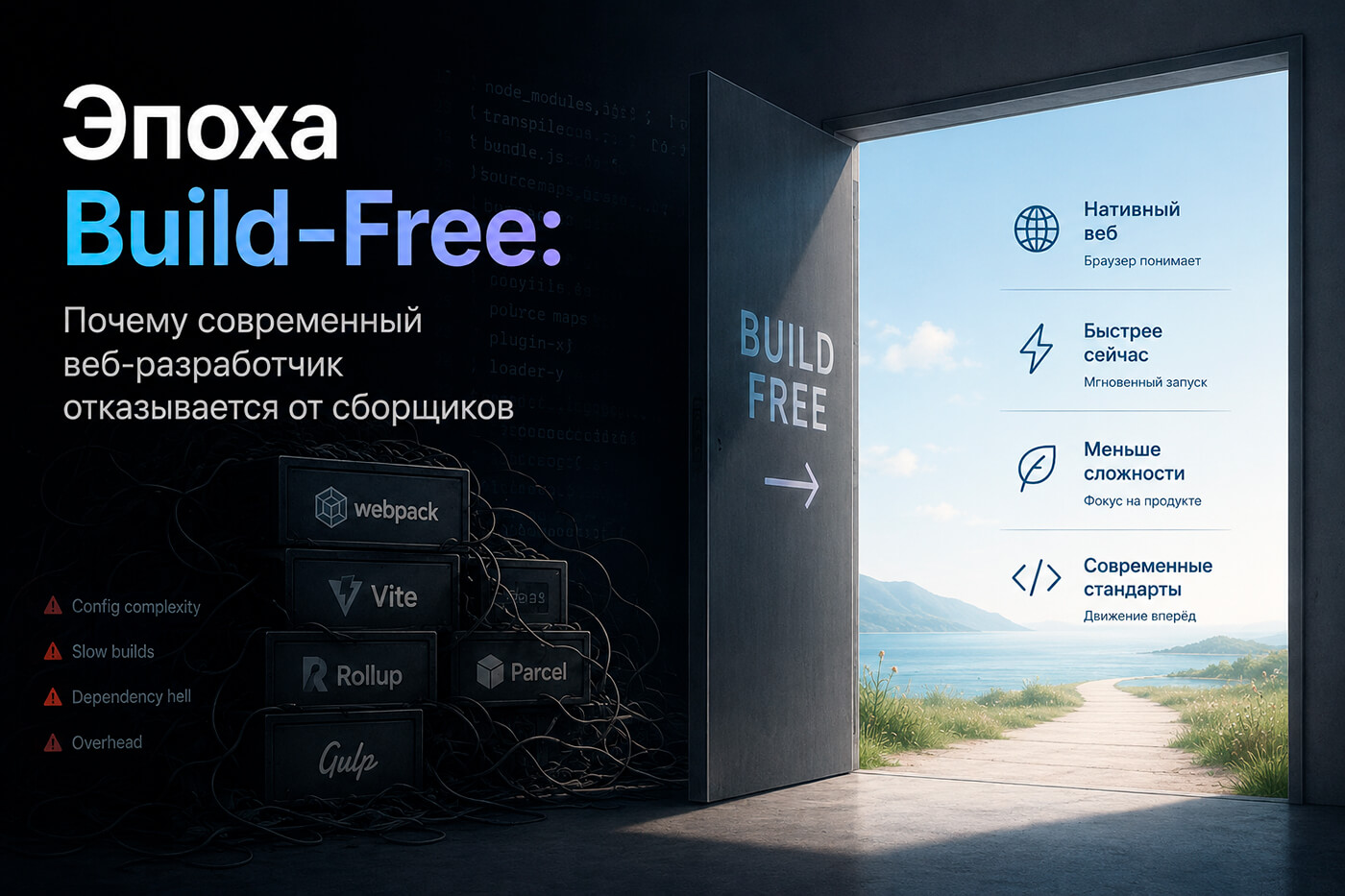 Эпоха Build-Free: Почему современный веб-разработчик отказывается от сборщиков