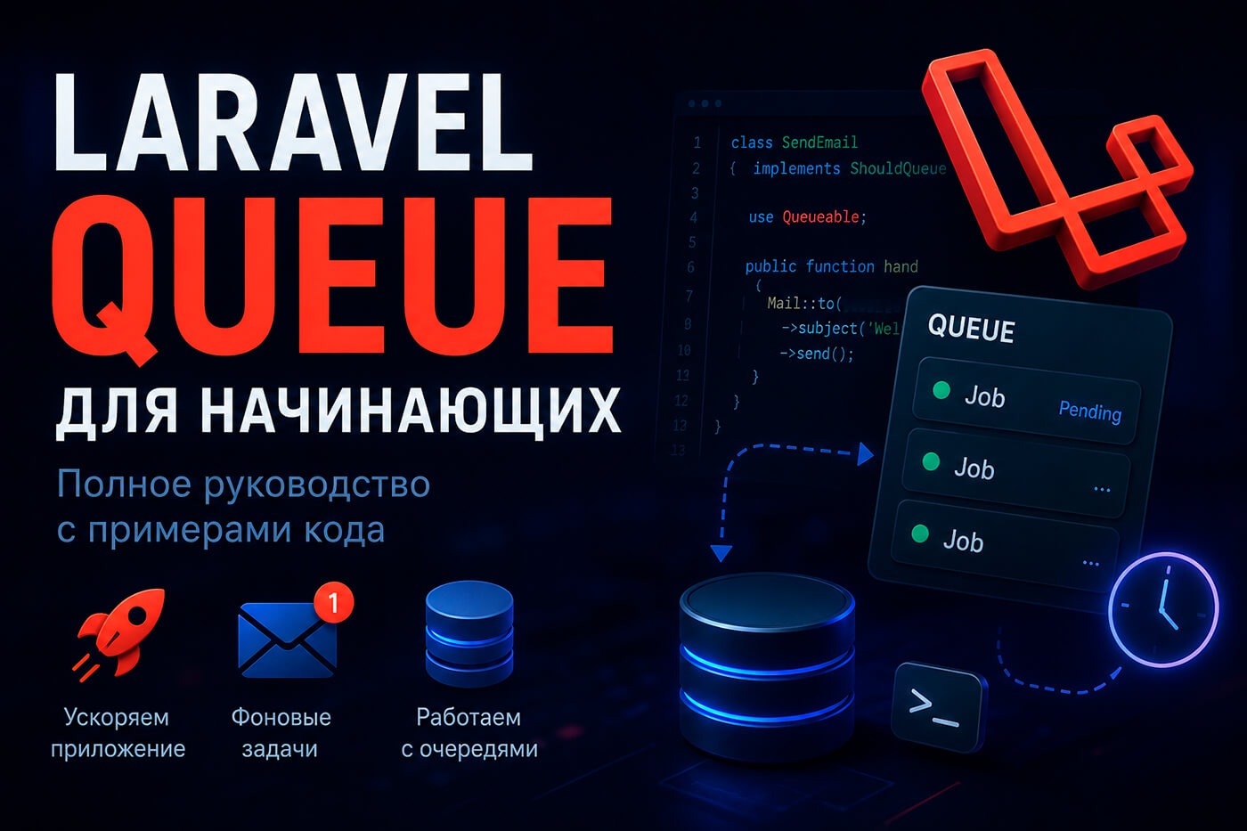 Laravel Queue для начинающих: как работают очереди и зачем они нужны