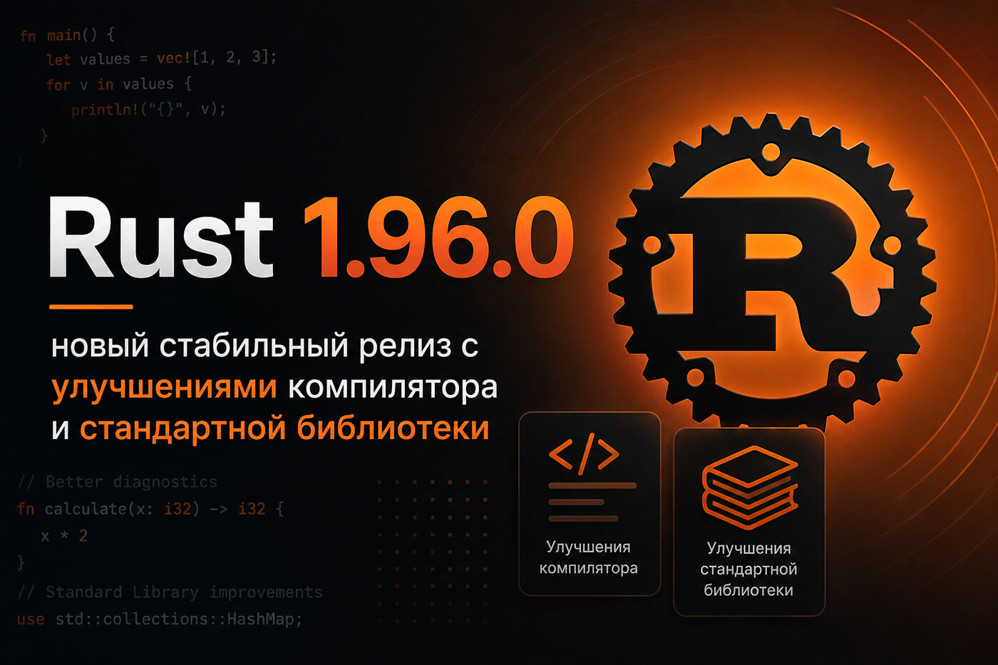 Rust 1.96.0: новый стабильный релиз с улучшениями компилятора и стандартной библиотеки