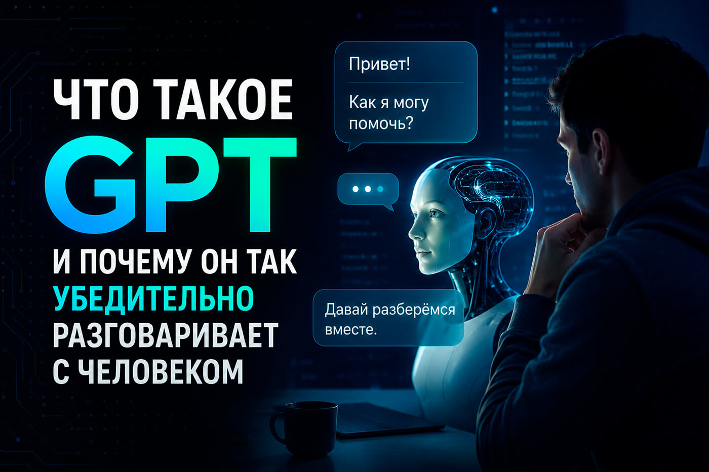 Что такое GPT и почему он так убедительно разговаривает с человеком