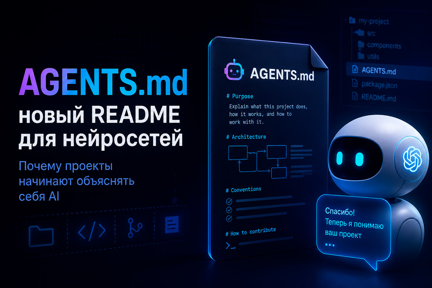 Зачем проектам файл для нейросетей, которые не умеют читать мысли