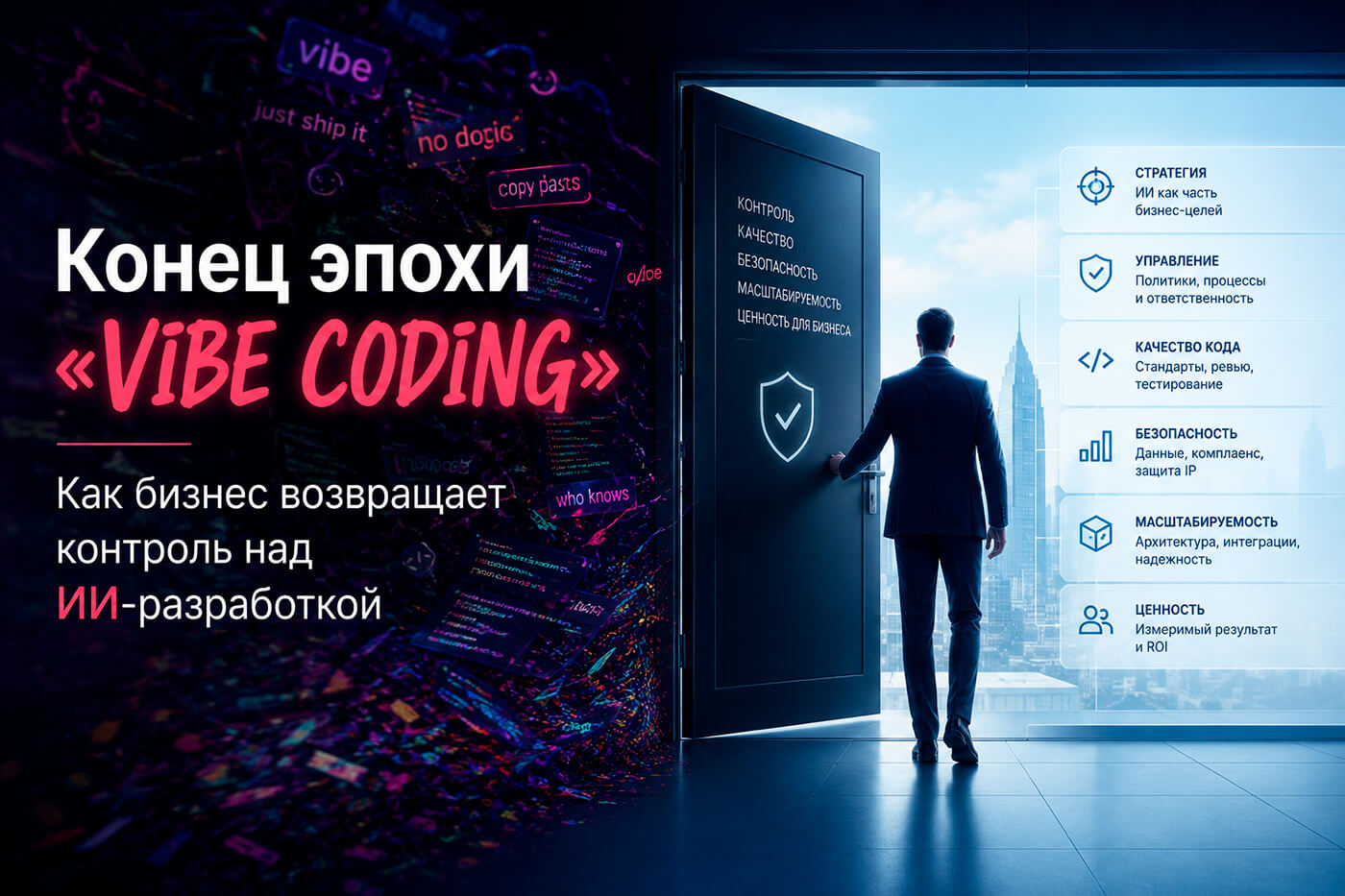 Конец эпохи «Vibe Coding»: Как бизнес возвращает контроль над ИИ-разработкой