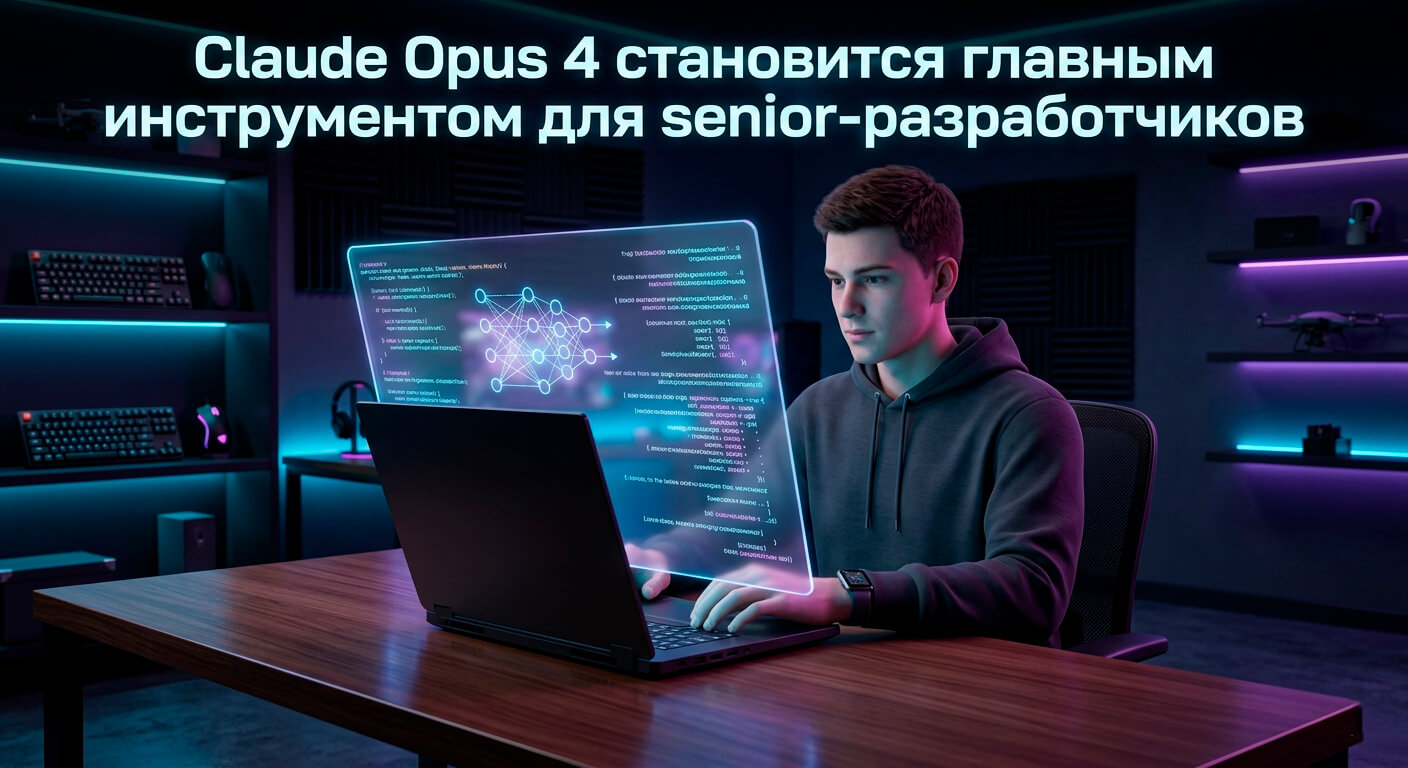 Claude Opus 4 становится главным инструментом для senior-разработчиков
