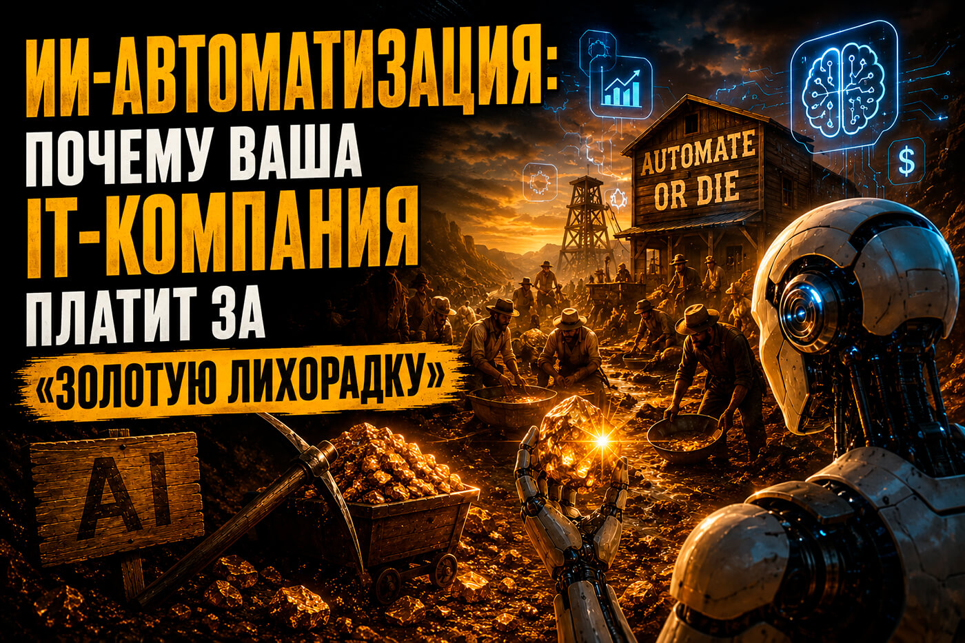 ИИ-автоматизация: почему ваша IT-компания платит за «золотую лихорадку»
