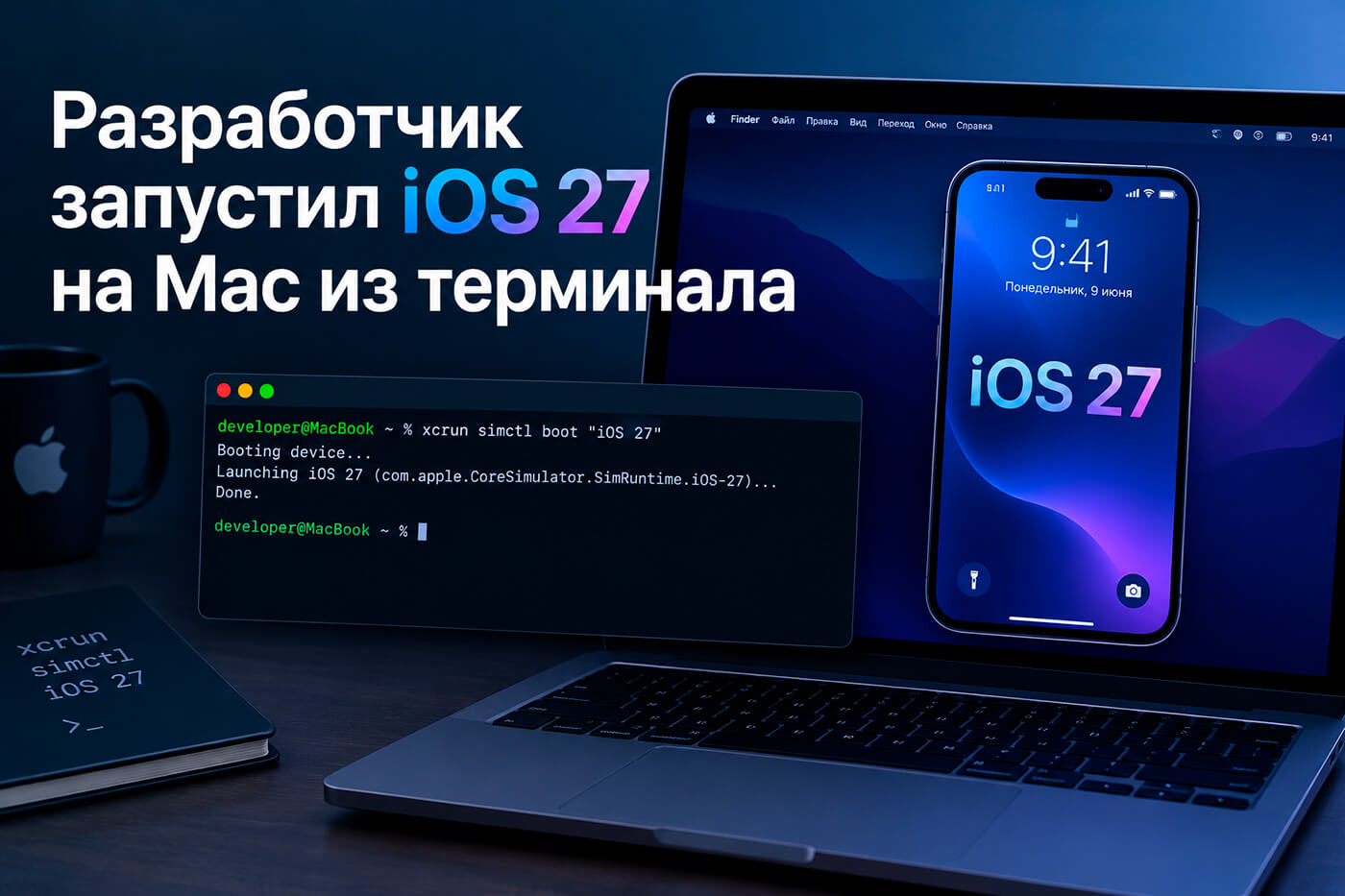 Разработчик запустил iOS 27 на Mac из терминала