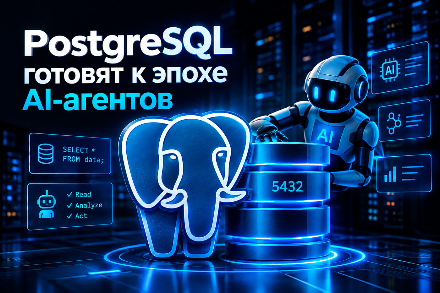 PostgreSQL готовят к эпохе AI-агентов