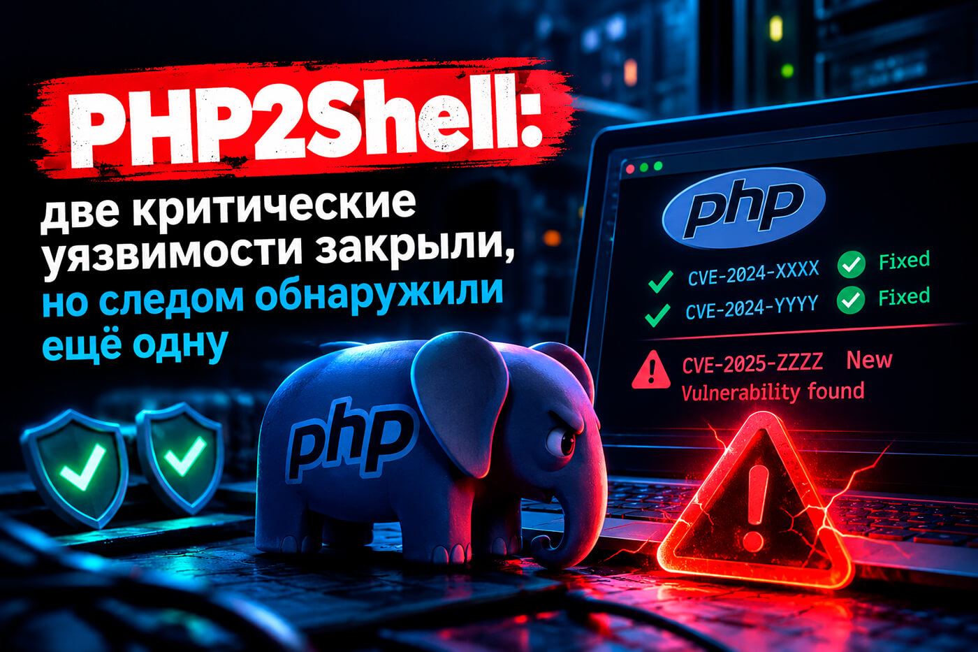 PHP2Shell: две критические уязвимости закрыли, но следом обнаружили ещё одну